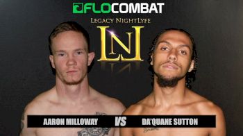 Da'Quane Sutton vs. Aaron Milloway VFW Fight Nights