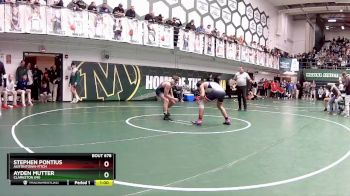 157 lbs Cons. Round 5 - Stephen Pontius, Austintown-Fitch vs Ayden Mutter, Clarkston (MI)