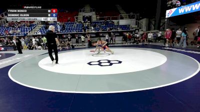 120 lbs Cons. Sub-rd Of 32 - Tyson Bosco, OH vs Dominic Olson, NE