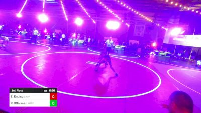 70 lbs 2nd Place - Zion Enciso, Casper WC vs Preston OGorman, Western Nebraska Elite