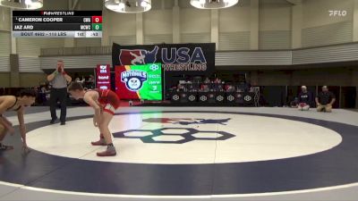 110 lbs 7th Place Match - Jaz Ard, Maurer Coughlin Wrestling Club vs Cameron Cooper, Contenders Wrestling Academy