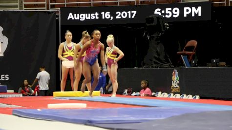 Margzetta Frazier Shows Solid DTY - 2017 P&G Championships Podium Training