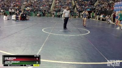 4A 144 lbs Cons. Round 1 - James Bradley, Green Hope vs Job Brown, T.C. Roberson