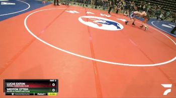 117 lbs Quarterfinal - Weston Ottem, Douglas Wrestling Club vs Lucas Eaton, Powell Wrestling Club