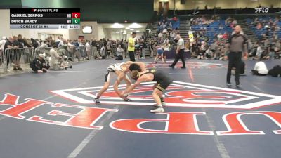 126 lbs Consi Of 64 #1 - Gabriel Serros, NM vs Dutch Sandy, WV