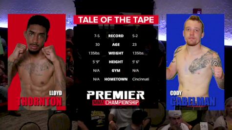 Lloyd Thornton vs. Cody Gableman Premier 4