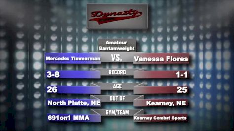 Mercedes Timmerman vs. Vanessa Flores Dynasty 36