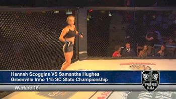 Hannah Scoggins vs. Samantha Hughes - Warfare MMA 16 Replay