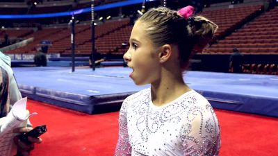 Ragan Smith Is Ready To Celebrate Her Win With Fireworks At Disneyland! - 2017 P&G Championships Women Day 2