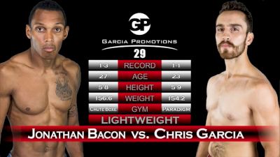 Jonathan Bacon vs. Chris Garcia - Cage Combat 29 Replay
