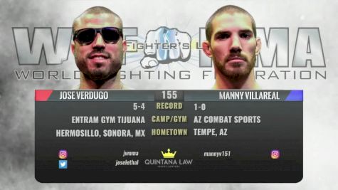 Jose Verdugo vs. Manny Villareal - WFF 35 Replay