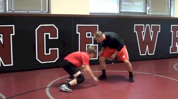 Ruschell Leg Cradle From Low Single Defense