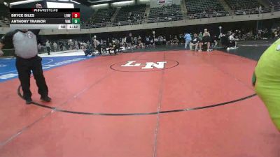 220 lbs Semifinal - Bryce Biles, Lewes vs Anthony Trainor, Vineland