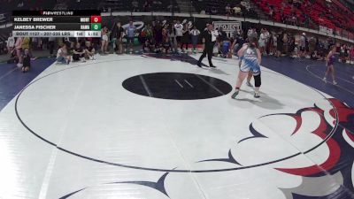 207-235 lbs Champ. Round 2 - Kelbey Brewer, Montana vs Janessa Fischer, Hawaii