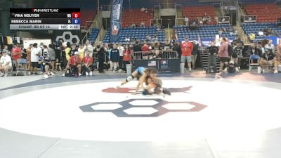 100 lbs Champ. Rd Of 16 - Vina Nguyen, Washington vs Rebecca Marin, Florida