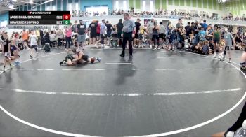 56 lbs Round 7 (10 Team) - Maverick Jovino, Buxton vs Jace-Paul Starkie, Panhandle Pitbulls