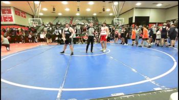 285 lbs Consi Of 8 #1 - Rafe Ward, Prague vs Wyatt West, Woodland Boys