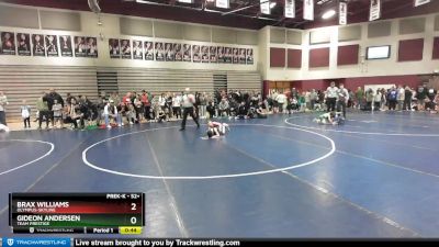 52+ 1st Place Match - Brax Williams, Olympus-Skyline vs Gideon Andersen, Team Prestige