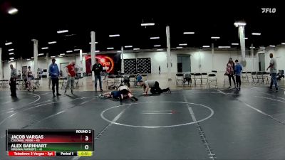 115-120 lbs Round 2 - Jacob Vargas, Colonial Pride vs Alex Barnhart, Virginia Patriots