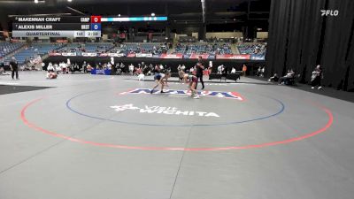103 lbs Quarterfinal - Alexis Miller, Oklahoma City vs Makennah Craft, Campbellsville