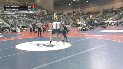4A 285 lbs Cons. Semi - Ben Flaxman, Pulaski Academy vs Cole Sherman, Bauxite