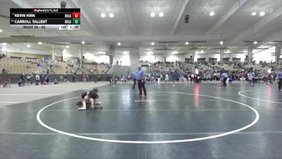 80 lbs Cons. Round 3 - Kevin Kirk, Halls Wrestling vs Carroll Tallent, Rabbit Wrestling Club