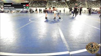 120 lbs 2nd Place - Rye Davis, Honey Badgers Wrestling Club vs Diego Chacon, Juggernaut Wrestling Club
