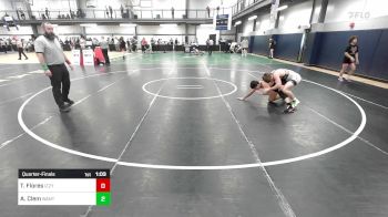 125A lbs Quarterfinal - Theodore Flores, Izzy Style Wrestling vs Anthony Clem, Wantagh