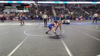 65 lbs Cons. Semi - Ainsley Hastings, Trailhands vs Arabella Jones, Lion Elite