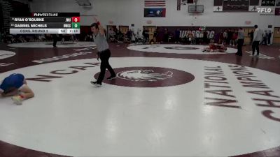 125 lbs Cons. Round 2 - Gabriel Michels, Ridgewater CC vs Ryan O`Rourke, Johnson & Wales