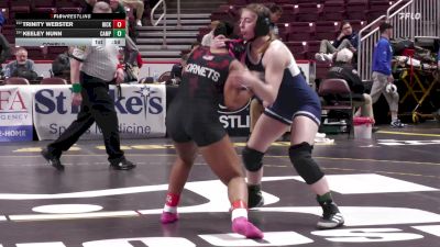 155 lbs Consi 2 - Trinity Webster, Hickory-G vs Keeley Nunn, Camp Hill-G