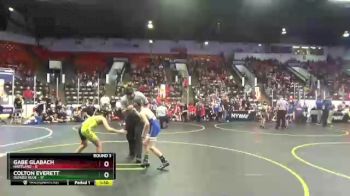 67 lbs Round 3 (4 Team) - Gabe Glabach, Hartland vs Colton Everett, Dundee Blue