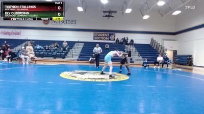 141 lbs 1st Place Match - Toryion Stallings, Northeast Oklahoma vs Ely Olberding, Southeast Community College