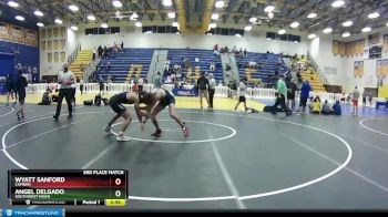 126 Gold 3rd Place Match - Angel Delgado, Southwest Miami vs Wyatt Sanford, Camden