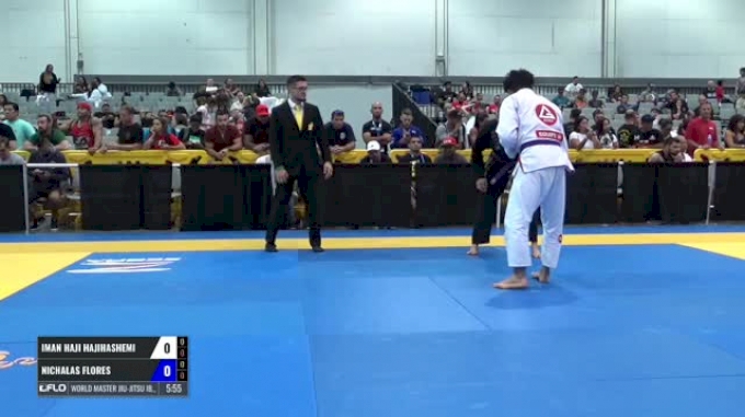 IMAN HAJI HAJIHASHEMI vs NICHALAS FLORES World Master Jiu-Jitsu IBJJF ...