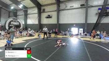 58 lbs 2nd Place - Olivia Romero, Victory Wrestling-Central WA vs Melanny Paniagua, Hotshots Wrestling