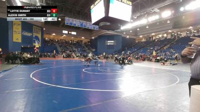 100 lbs Cons. Round 4 - Alexis Smith, Dover vs Lottie Durant, Broad Run