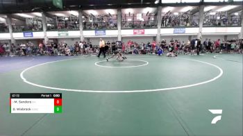 67-72 lbs Semifinal - Miguel Sanders, STL Warrior vs David Wisbrock, Southside Outlaws Wrestling Cl