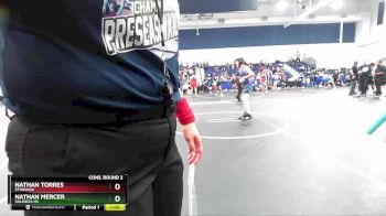 138 lbs Cons. Round 2 - Nathan Mercer, Valencia HS vs Nathan Torres, Etiwanda