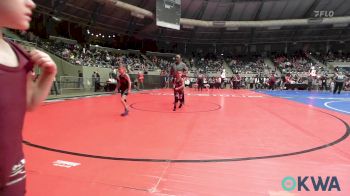 43 lbs Round Of 32 - Greyson Bode, Perry Wrestling Academy vs Layla Waldeck, Pryor Tigers