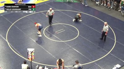172 lbs Consi Of 32 #2 - Kord Dunhom, Wayne Highlands vs Wills Louissaint, Ephrata