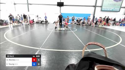 32 kg Rr Rnd 2 - Aubrey Montes, MGW Bittersweet Mint vs Elle Young, Michigan Rev Girls Blue