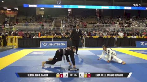 Livia Joelle Taitano Rosario vs Sophia Marie Garcia 2025 Pan Kids Jiu-Jitsu IBJJF Championship