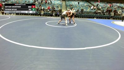 175 lbs Consi Of 16 #2 - Skyler Crowther, Morgan vs Tayson Wylie, Box Elder