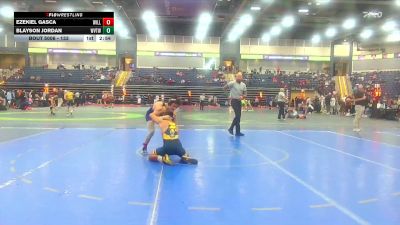 133 lbs Champ. Round 1 - Ezekiel Gasca, Williams Baptist vs Blayson Jordan, WVU Tech (W.Va.)
