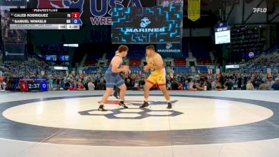 285 lbs Champ. Rd Of 16 - Caleb Rodriguez, PA vs Samuel Winkels, MN