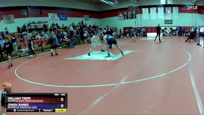 165 lbs Round 2 - William Tripp, Palmetto State Wrestling Acade vs Owen Banks, Reverence Wrestling Club