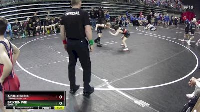 75 lbs Finals (8 Team) - Apollo Rock, Team Missouri vs Brixten Ivie, Utah