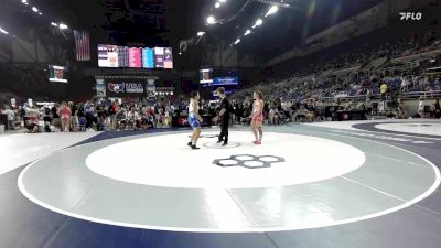 135 lbs Cons. Sub-rd Of 32 - Abigail Gilbert, IN vs Millie Jensen, NE