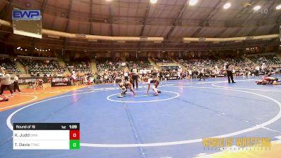 88 lbs Round Of 16 - Kingston Judd, Grindhouse vs Tajuan Davis, Team Tulsa Wrestling Club